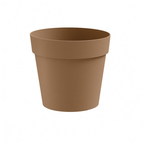 Vaso tondo in plastica Cinqueterre per fiori e piante