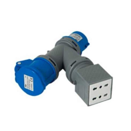 MOLT. SPINA 2P+T 16A 230V IP44,PRESE 1X 2P+T 16A 230V IP44
+2X ITA 10/16A bip. IP20