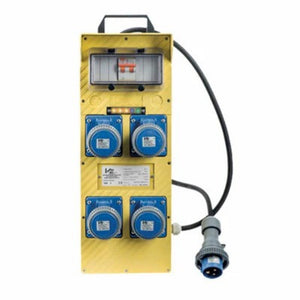 QUADRO VTR 4 PRESE 2P+T 16 A 230 V IP67 - Fungo d'emergenza