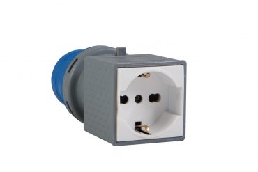 Adattatore Industriale-Schuko 10/16A