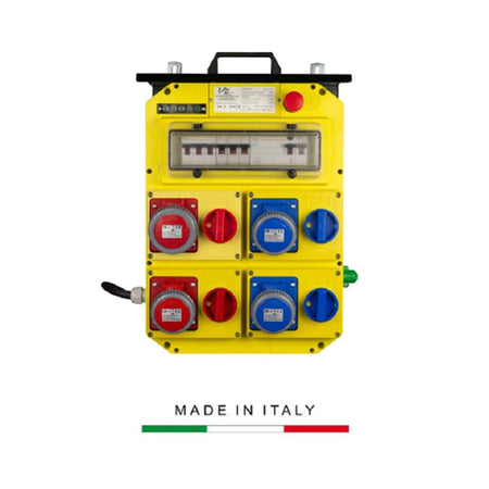 QUADRO VTR 4 PRESE 2X2P+T 16A 230V IP67 + 1X 3P+T 16A 400V IP67 
+ 1X 3P+N+T 32A 400V IP67 18Kw