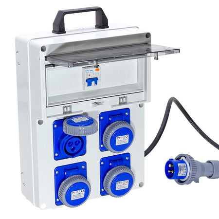 QUADRO SCHUKO PRO 4 PRESE 2P+T 16A 230V IP67