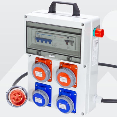 QUADRI LINEA PL 400V 16A 3P+N+T + FUNGO