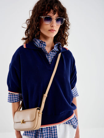 Borsa Vicolo  V-lock con tracolla in ecopelle