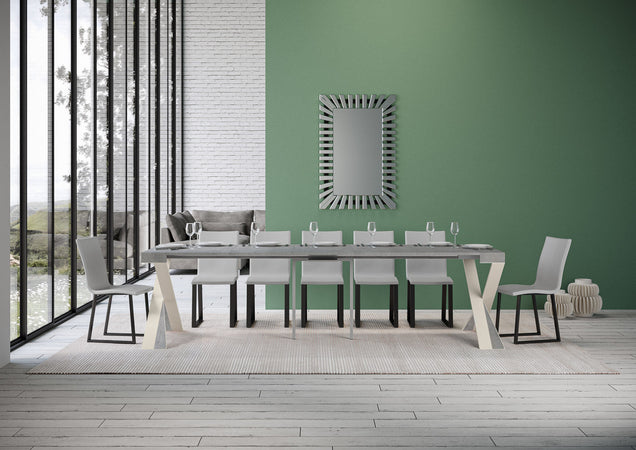 Tavolo consolle "Brescia" allungabile in legno per sala da pranzo