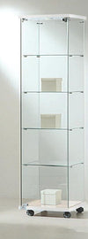 Vetrina da negozio abbigliamento con faretti interni per illuminazione cm. 60x40x181h