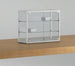 Vetrina espositiva per bancone con due piani regolabili cm. 63x23x51h