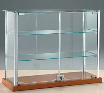 Vetrina per esposizione negozi cm. 65x25x50h