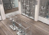Vetrina espositiva per gioielleria con mobiletto e piano regolabile cm. 45x45x135h