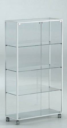 Vetrina per esposizione gioielli con piani interni regolabili cm. 71x37x138h