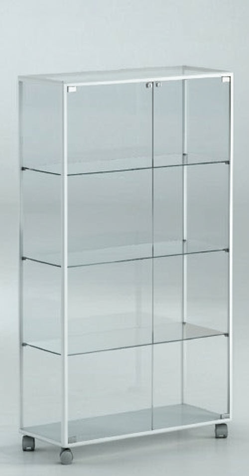 Vetrina per esposizione gioielli con piani interni regolabili cm. 71x37x138h