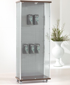Vetrina espositiva con schienale metallico per aggancio blister cm. 73x39x183h