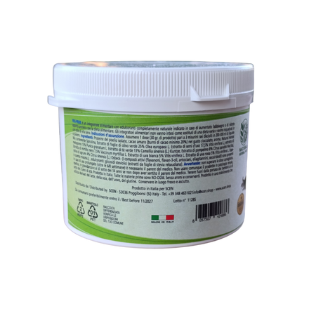 VEG-PRO Proteine del Pisello Isolate con Natural Herbal cacao naturale, 250 gr.