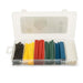 Kit di 100 guaine termorestrigenti. 6 misure assortite. 6 colori assortiti.