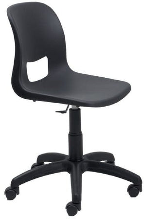 Sgabello ergonomico su ruote regolabile in altezza