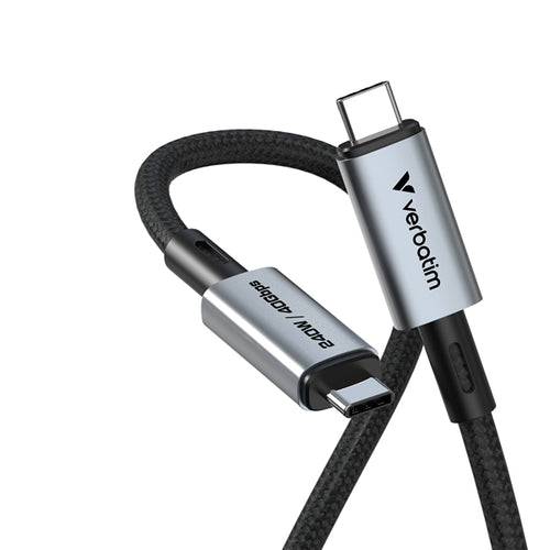 Verbatim Cavo Di Sincronizzazione E Ricarica Usb-C A Usb-C_240W_40Gbps_ 120 Cm