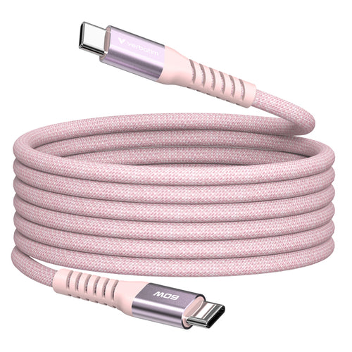 Verbatim Cavo Magnetico Sync Charge Usb-C To Usb-C 60W 120 Cm_Rosa
