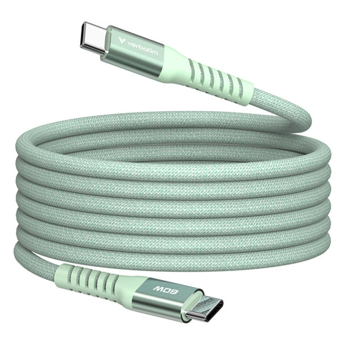 Verbatim Cavo Magnetico Sync Charge Usb-C To Usb-C 60W 120 Cm_Verde