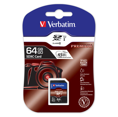 Secure Digital Card 64Gb Xc Class Uh S-1