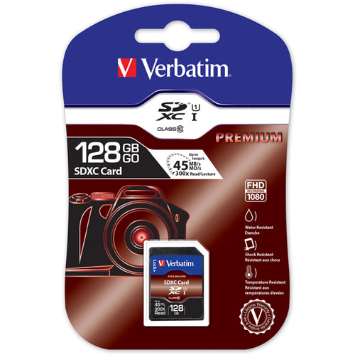 Secure Digital Card Premium Sdxc Class 10/Uhs-1 128Gb