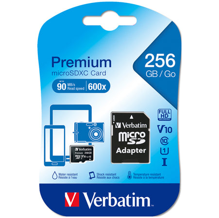 Micro Sdxc 256Gb C10/U1 Con Adattatore Alle Micro Sd