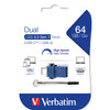 Verbatim Usb Drive 3.0 Store NGo Dual Drive 3.0 / Usb C 64Gb