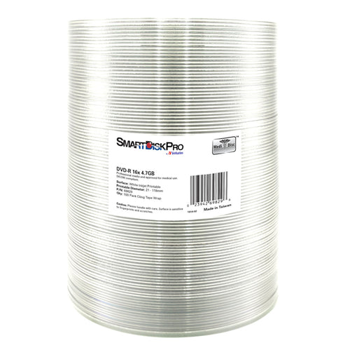 Scatola 100 Dvd-R 4.7Gb Stampabile A Getto Inchiostro