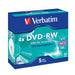 Scatola 5 Dvd-Rw Jewel Case 4X 4.7Gb 120Min. Serigrafato