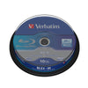Scatola 10 Dvd Blu Ray Bd-R Sl 25Gb 6X Spindle Mabl White/Blu