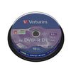 Scatola 10 Dvd+R Dual Layer 8X 8.5Gb 240Min. Serigrafato Spindle