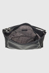 VERDE FASHION | Borsa a spalla hobo in ecopelle e camoscio