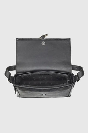 VERDE FASHION | Borsa a spalla maculata in vernice
