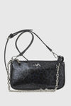 VERDE FASHION | Borsa a tracolla maculata in vernice