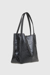 VERDE FASHION | Borsa a spalla maculata in vernice