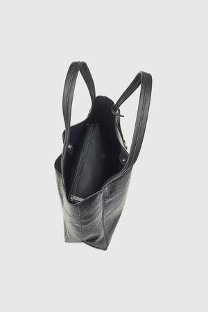 VERDE FASHION | Borsa a spalla maculata in vernice