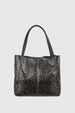 VERDE FASHION | Borsa a spalla maculata in vernice