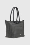 VERDE FASHION | Borsa a spalla con stampa logo