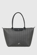 VERDE FASHION | Borsa a spalla con stampa logo
