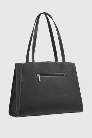 VERDE FASHION | Borsa a spalla tre scomparti