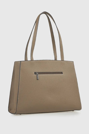 VERDE FASHION | Borsa a spalla tre scomparti