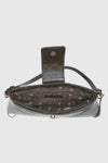 VERDE FASHION | Borsa a spalla in ecopelle verniciata