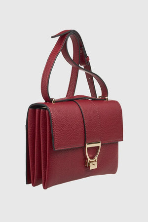 VERDE FASHION | Borsa a tracolla dettaglio metallo