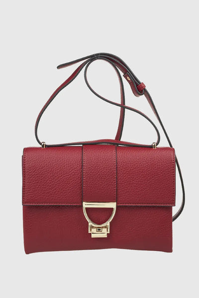 VERDE FASHION | Borsa a tracolla dettaglio metallo