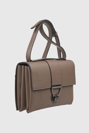 VERDE FASHION | Borsa a tracolla dettaglio metallo