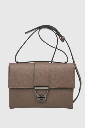 VERDE FASHION | Borsa a tracolla dettaglio metallo