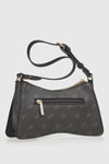VERDE FASHION | Borsa a tracolla con stampa logo