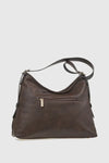 VERDE FASHION | Borsa a spalla mezzaluna in ecopelle