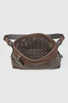 VERDE FASHION | Borsa a spalla mezzaluna in ecopelle