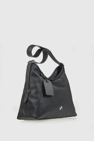 VERDE FASHION | Borsa a spalla mezzaluna in ecopelle