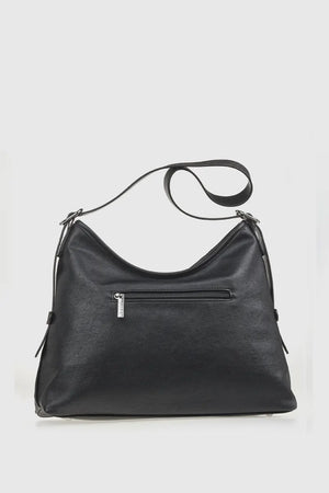 VERDE FASHION | Borsa a spalla mezzaluna in ecopelle